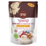 (עִברִית) קוואקר פתיתי שיבולת שועל דקה אורגני להכנה מהירה ( ללא גלוטין)